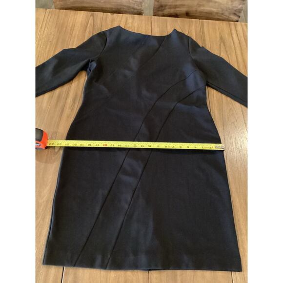 Doncaster Black Mini Shift Dress 3/4 Sleeve Formal Business Office Classic 14 - Picture 12 of 16